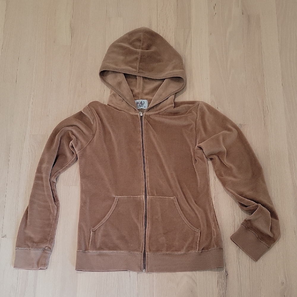 Juicy Couture Tan Hooded Jacket for Kids